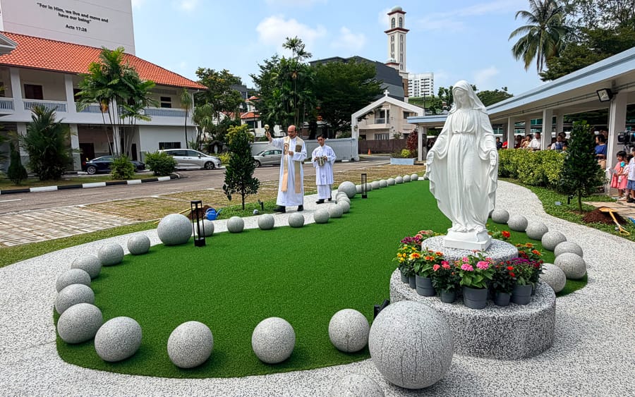 Opening of Rosary Garden